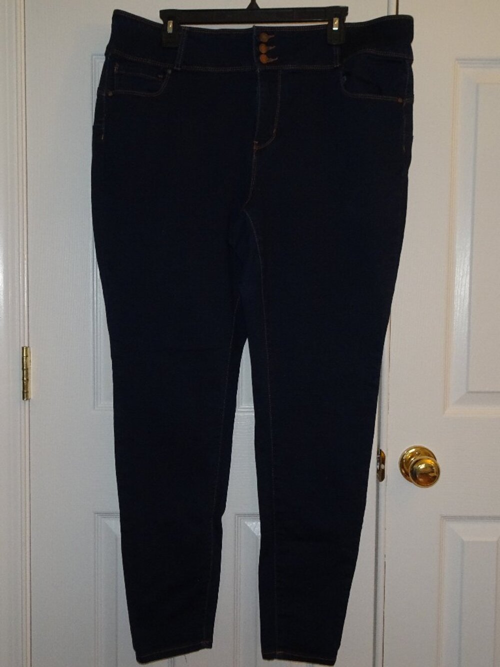 Wax Jean Butt I Love You, dark wash skinny jeans